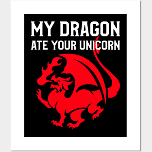 My Dragon Ate Your Unicorn Posters and Art